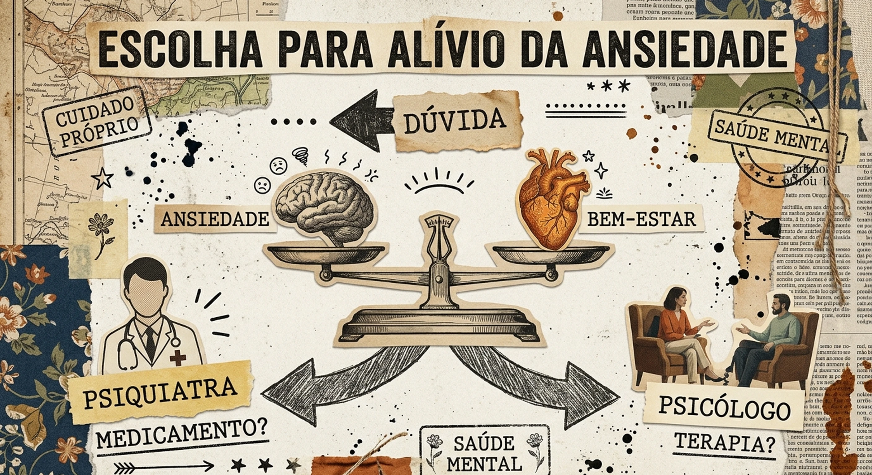 Psicólogo ou psiquiatra para ansiedade